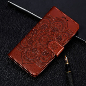 compare product For iPhone XR Mandala Embossing Pattern Horizontal Flip Leather Case with Holder & Card Slots & Wallet & Photo Frame, iPhone XR
