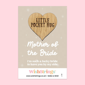 compare product Pocket Hug – Mother of the Bride | Thoughtful Wedding Gift for Mum | Keepsake Token of Love & Gratitude for the Wedding Day