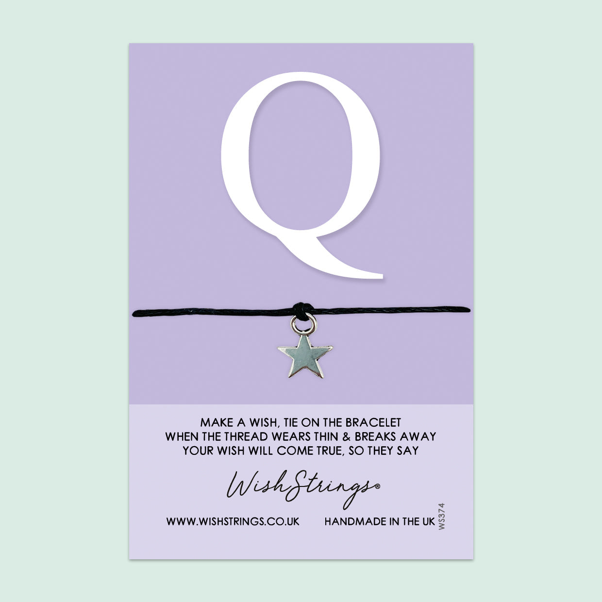 SALE - WishStrings Wish Bracelet – Personalized Initial Bracelet With Gift Card | Meaningful Keepsake
