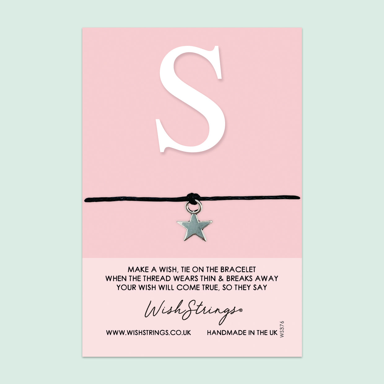 SALE - Letter Wish Bracelet – Personalized Initial Bracelet | Meaningful Keepsake Gift with Gift Card