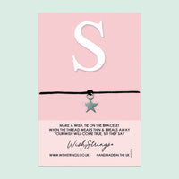 SALE - Letter Wish Bracelet – Personalized Initial Bracelet | Meaningful Keepsake Gift with Gift Card