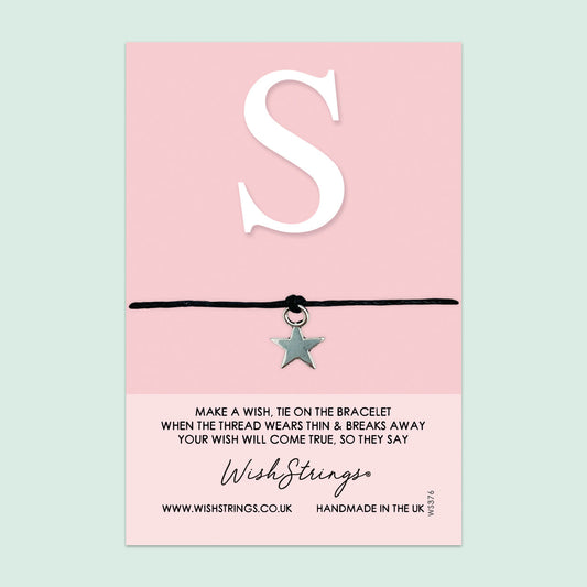 SALE - Letter Wish Bracelet – Personalized Initial Bracelet | Meaningful Keepsake Gift with Gift Card