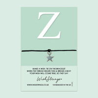 SALE - Wishstrings Bracelet - Personalized Initial Letter Bracelet | Gift Card Included | Meaningful Keepsake