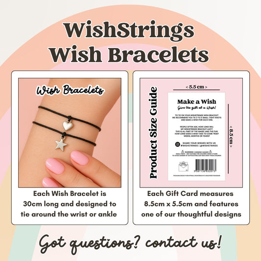 SALE - Letter Wish Bracelet – Personalized Initial Bracelet | Meaningful Keepsake Gift with Gift Card